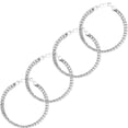 thumbnail image 2 of Pulsera plateada Stardust 4Pzas Sterling 925 18cm 6mm de grosor., 2 of 5