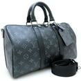 thumbnail image 1 of Pre-Owned LOUIS VUITTON Monogram Eclipse Keepall Bandouliere 35 M46655 Boston Bag... (Good), 1 of 10