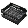 thumbnail image 4 of JIELISI File Tray Desktop File Organizer Stackable 2-Tier Letter Tray Rack Magazine Rack Desk Accessories Paper Storage Stationery Supplies for Office School Home, 4 of 8