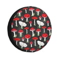 thumbnail image 1 of Balery Red Mushrooms Cubiertas para Neumáticos - Protector Resistente para Neumáticos de Camioneta, SUV, Remolque, Camper y RV-17 inch, 1 of 6