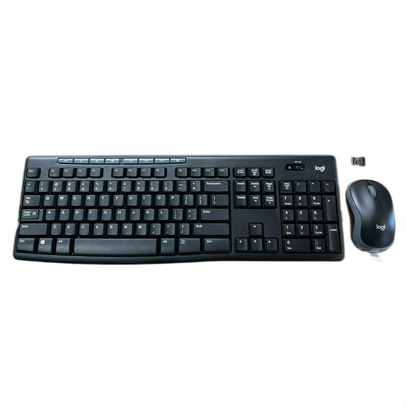 Restored Logitech MK270 Wireless Keyboard and Mouse Combo (920-004536) - Black (Refurbished)