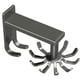 thumbnail image 1 of Colgadores giratorios para utensilios de cocina, ganchos de acero inoxidable montados en la pared con 10 ganchos para armario, cocina y baño, 360 grados, 1 of 5