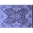 thumbnail image 1 of Ahgly Company Machine Washable Indoor Rectangle Oriental Blue Traditional Area Rugs, 8' x 12', 1 of 4