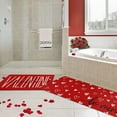thumbnail image 4 of Valentines Day Kitchen Mats Set of 2, Non- Valentines Kitchen Rugs Red Heart Romantic Floor Mat with Washable Backing Decorative Home Decor for Holiday Wedding Alfombras 16x24 and 16x43Inch, 4 of 5