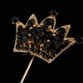thumbnail image 3 of Broche de solapa Zulema corona elegante con adorno de perlas de imitación, 3 of 8