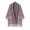 #1104-Pink, variant on AUNVITO Women's Plus Size Hooded Knitted Cape Shawl with Plaid Print and Tassel Trim Casual Versatile Winter Style