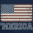 thumbnail image 3 of CafePress - Merica Flag Vintage Dark T Shirt - Men's Classic Graphic Cotton T-Shirt, 3 of 4