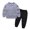 B, variant on LYMAYTER Toddler Unisex Sweatshirt Outfit Teen Solid Color Sweatsuit Tops Sweat Pants 1 Set for 2-14 Years