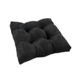 thumbnail image 5 of 19-inch Squared Microsuede Tufted Dining Chair Cushion - Tangerine Dream, 5 of 7