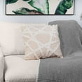 thumbnail image 3 of Sol Living Decorative Pillows 2-Pack Throw Pillows Couch Pillows Bedroom Throw Pillows Bed Macrame Decor Pillows Lumbar Pillow Cushion Decorative Sofa Pillows Living Room, 18 x 18 inches, Off-White, 3 of 5
