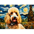 thumbnail image 4 of Stephen Chambers 14x11 Gold Ornate Wood Framed With Double Matting Wall Art Titled - Poodle 4, 4 of 6