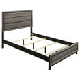 thumbnail image 3 of Rustic Grey Oak Queen Panel Bed, 3 of 6