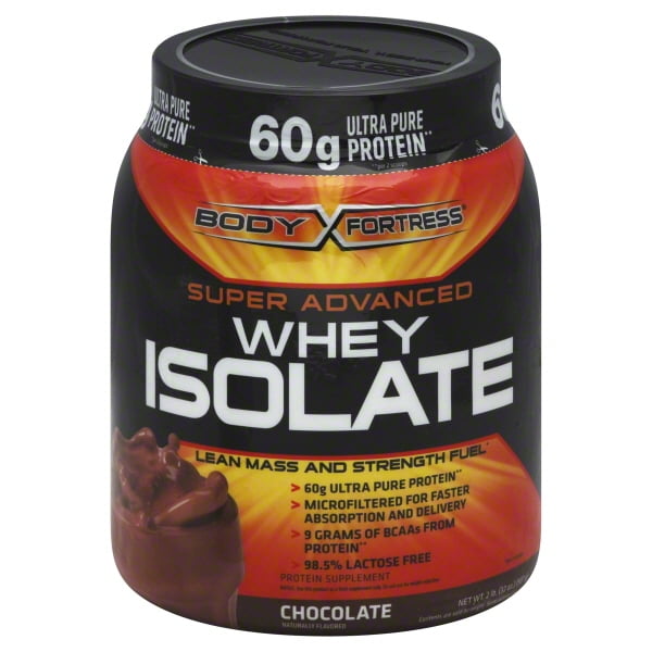 Body Fortress Chocolate Super Advanced Whey Isolate Protein Supplement