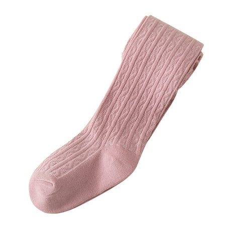 

TAIAOJING Toddler Kids Baby Girls Cotton Solid Warm Leggings Pantyhose Stretchy Basic Full Length Pants Socks Pantihose For Winter Fashion Clothes 2-3 Years