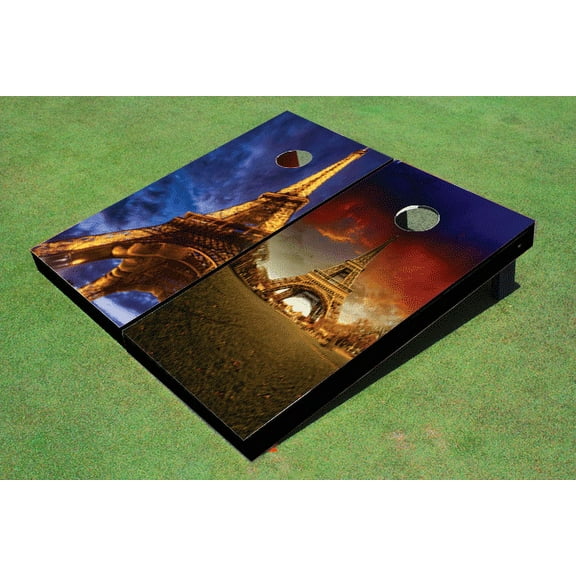 Paris Eiffel Tower Themed Cornhole Boards