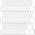 thumbnail image 1 of 1 Set Of Keys Identification Tags Key Chains Id Marks Acrylic Keyrings With Chain, 1 of 8