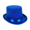 thumbnail image 3 of Milageto Top Hat Flat Top Funky Magician Hat for Stage Performance Nightclub Festival Blue, 3 of 8