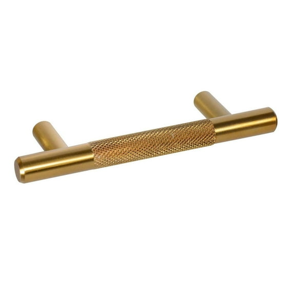 CKP #3485 Origins Collection 3 in. (76mm) Knurled Bar Pull, Amber Gold - 10 Pack