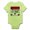 Kiwi, variant on CafePress - Protected By A Shiba Inu Body Suit - Baby Light Bodysuit, Size Newborn - 24 Months