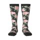 thumbnail image 1 of Fotbe Rose Flowers Calcetas Divertidas Estampadas para Hombre y Mujer, Calcetas de Algodón hasta la Rodilla para Caminar, Correr, Enfermería y Embarazo, 1 of 6