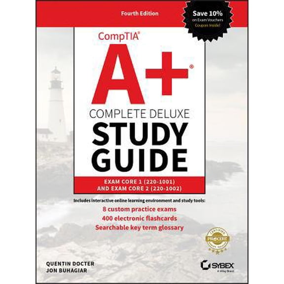 Pre-Owned Comptia A  Complete Deluxe Study Guide: Exam Core 1 220-1001 and Exam Core 2 220-1002 (Hardcover) 1119515963 9781119515968