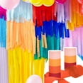 Andvari 8 Rolls Crepe Paper Bright Color Festival DIY Craft Birthday