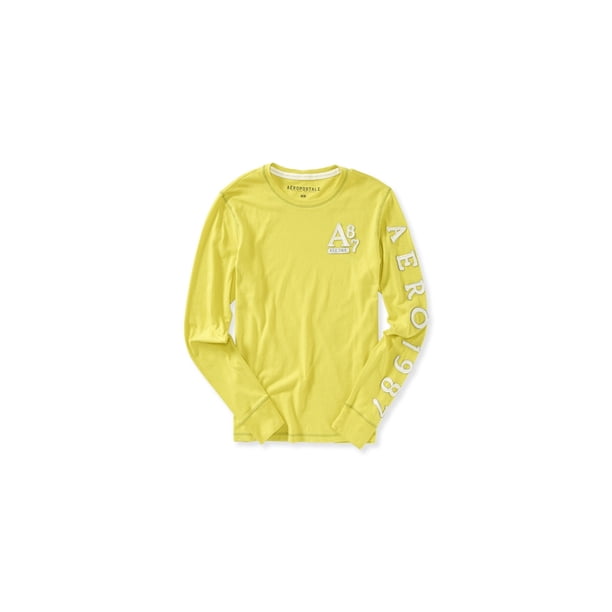Camiseta gráfica Aeropostale A87 para hombre, verde, pequeña Aeropostale Camiseta gráfica