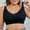 Black, variant on Womens Bras Wireless Comfy Underwear for Outdoor Push Up Solid Color Support Bra, 40A, White