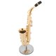 thumbnail image 3 of Mini Adorno Mini Instrumento Chapado en Oro Delicado con saxofón Alto y Estuche, Regalo Perfecto y decoración AMONSEE NO, 3 of 6