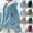 Purple*1, variant on CFLVAEK Fuzzy Fleece Jacket Women Thick Sherpa Jacket with Cute Ear Hood Warm Thermal Fall Winter Zip Up Coat with Pockets White XL