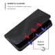 thumbnail image 2 of Funda tipo cartera de cuero magnético texturizado con patrón en S para iPhone 6, 7, 8, SE2 y SE3: alta resistencia magnética, ranuras para tarjetas, antiarañazos y protección duradera., 2 of 5
