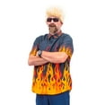 thumbnail image 3 of Famous Guy Feir Chef Shirt Glasses Wig Beard Halloween Costume Set Complete Cosplay, 3 of 6
