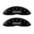 thumbnail image 2 of MGP 4 Caliper Covers Engraved Front & Rear GMC Black finish silver ch Fits select: 2007-2008 GMC SIERRA K2500 HEAVY DUTY, 2009 GMC SIERRA C2500 SLT, 2 of 5