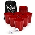 Goplus Yard Pong Giant Pong Game Set Carry Bag Outdoor Backyard Game