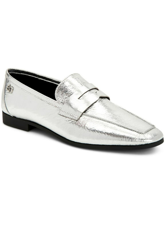 Calvin Klein Womens Loafers in Womens Shoes | Silver 