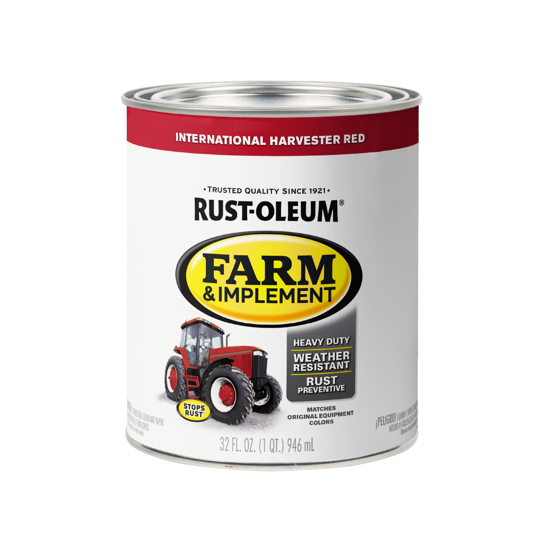 2 Pack, International Harvester Red , Rust-Oleum Specialty Gloss Farm and Implement Paint-280109, 1 qt