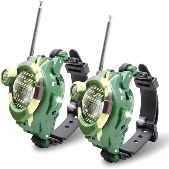 GJX Spy Watch 2-Channel Two Way Radio with Digital Watch