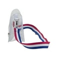 thumbnail image 4 of Eastsport Limited Micah Clear Crossbody with Webbing Strap, Red White Blue Stripe, 4 of 6