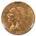 thumbnail image 2 of 1927 $2.50 Indian Gold Quarter Eagle MS-64 NGC, 2 of 3