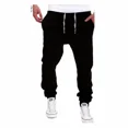 thumbnail image 5 of Mens Khaki Pants Hip Hop Harem Joggers Pant Male Trousers Casual Men Solid Sweatpants, 5 of 6