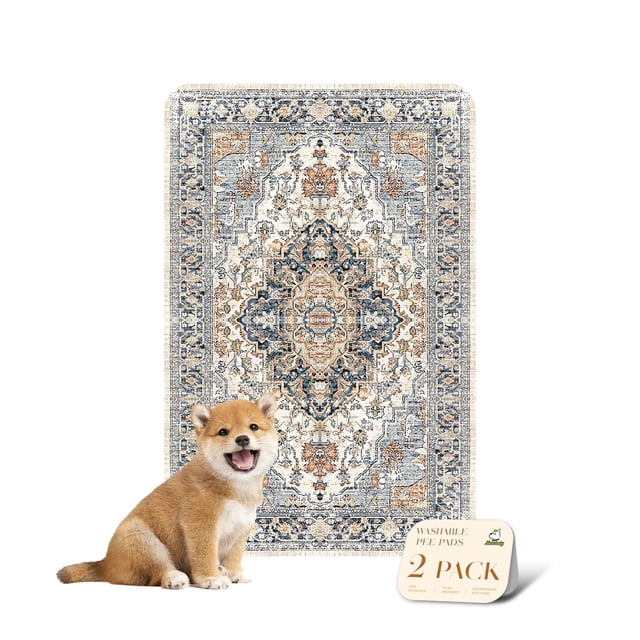 Almohadillas para orinar lavables nunubaby para perros, antideslizantes y a prueba de fugas