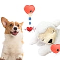 thumbnail image 2 of Juguete de peluche con latido del corazón para mascotas, cordero, oveja, latido del corazón, juguete calmante para gatos y perros, 2 of 5