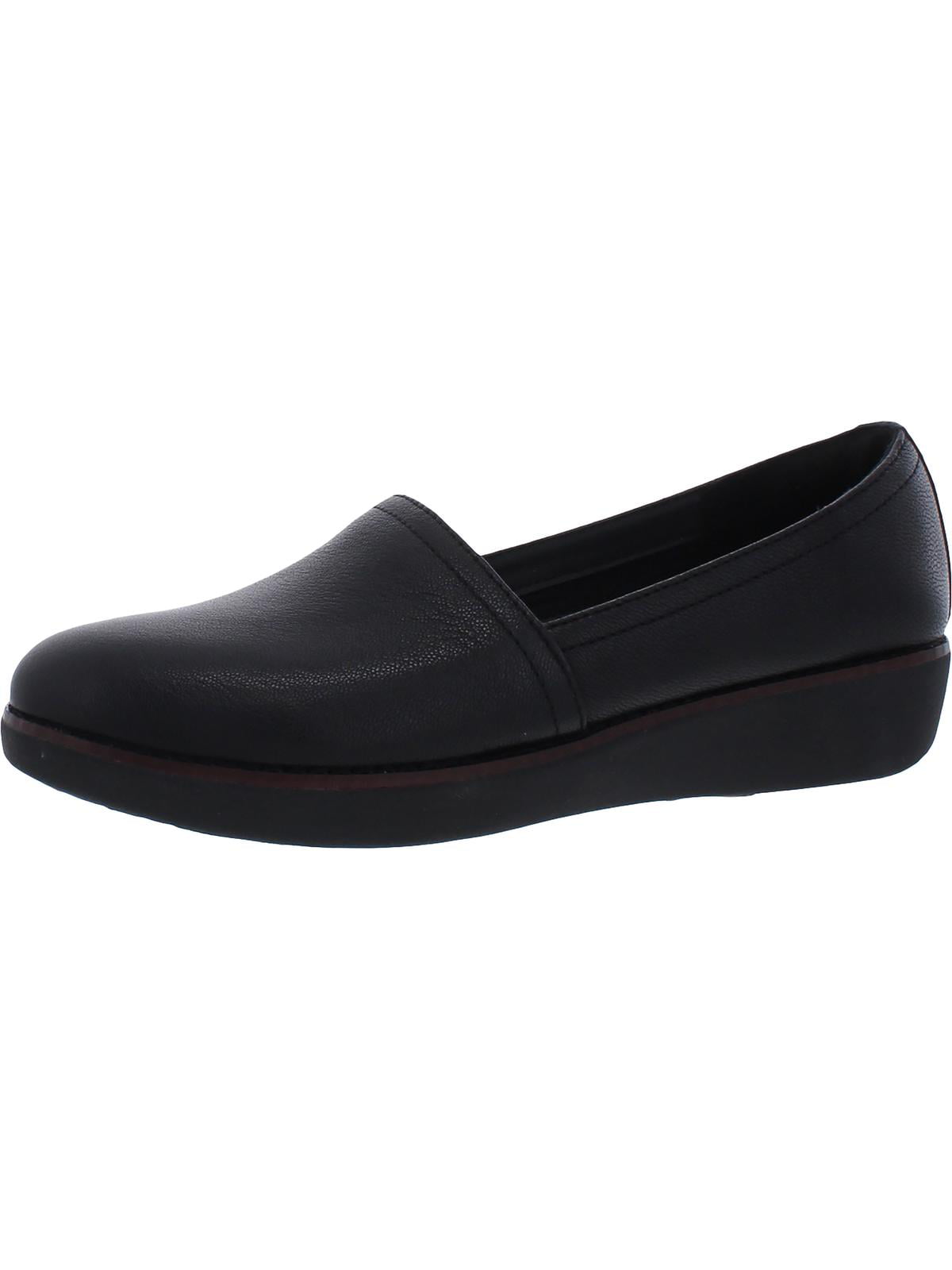 Fitflop Womens CASA Loafers Black Flat Shoes