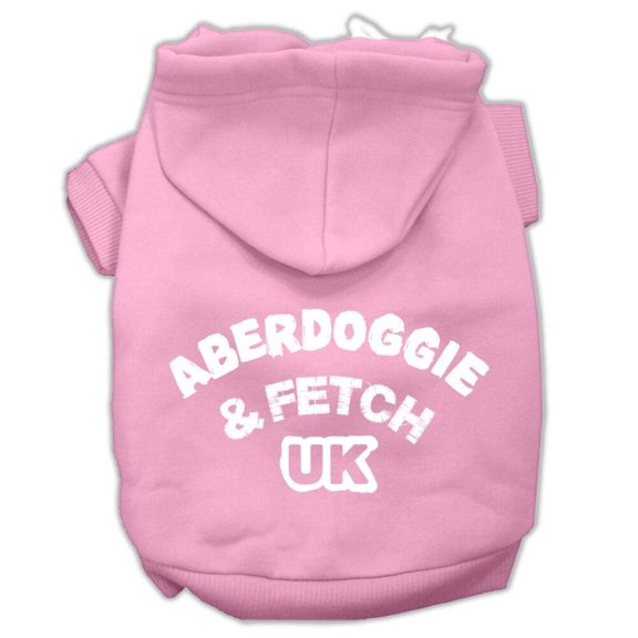 Pet Dog and Cat Hoodie Screen Printed, "Aberdoggie  Fetch UK"
