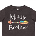 thumbnail image 4 of Inktastic Middle Brother Arrow Boys Toddler T-Shirt, 4 of 5