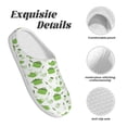 thumbnail image 5 of Rateoe Kitchen Utensiles Cooking Pots Print Women's Men's Cotton Knit Slippers Lightweight Memory Foam Indoor House Shoes with Anti-Skid Sole-46/47, 5 of 7