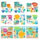 thumbnail image 2 of Collapsible Sand Bucket with Shovel and Sand Moulds For Children Beach Trip Water Play Sand Tool Set for Summer Vacation Multicolor, 2 of 4