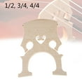 thumbnail image 4 of Musical Instrument Cello Bridge Expertly Shape Wood Texture for Clearer String Resonance Multiple Standard Dimensions, 4 of 9