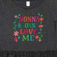 thumbnail image 4 of Inktastic Nonna and Nonno Love Me Girls Toddler Dress, 4 of 5