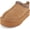 Tan, variant on Women’s Eagle Faux Fur Lined Platform Clog Slipper-TAN-9
